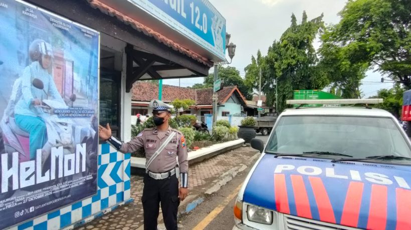 Helm On, Inovasi Satlantas Polres Pasuruan Tekan Angka Fatalitas Kecelakaan
