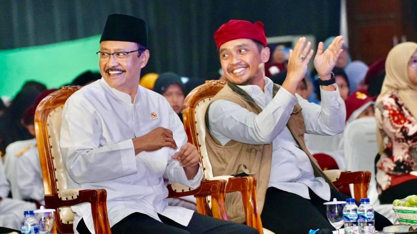 Dialog Sekolah Rakyat, Gus Ipul Disambut Puisi dan Hadrah Siswa