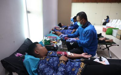 Pemkab Pasuruan Gelar Donor Darah Dalam Rangka HUT Dharma Wanita Persatuan ke-26