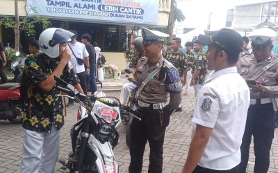 Satlantas Polres Pasuruan Gelar Operasi Zebra Semeru 2025 Di SMAN 1 Pandaan