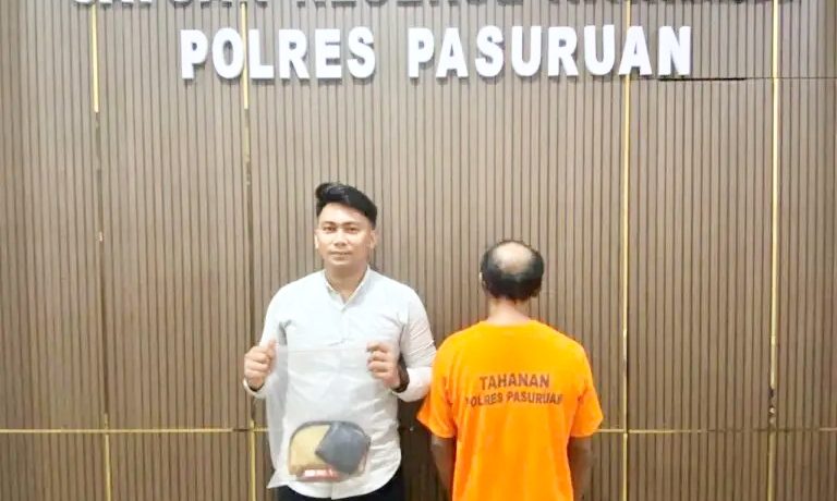 Satresnarkoba Polres Pasuruan Ringkus Pengedar Sabu Di Kandang Sapi