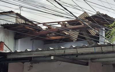 Puting Beliung Porak Porandakan Atap Rumah Warga