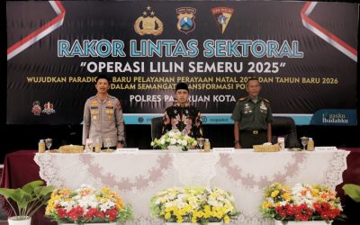 Pemkot dan Polres Pasuruan Kota Gelar Rakor Lintas Sektoral Operasi Lilin Semeru 2025
