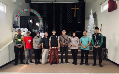 Perkuat Keamanan dan Ketertiban Masyarakat, Polres Pasuruan Sambang Gereja