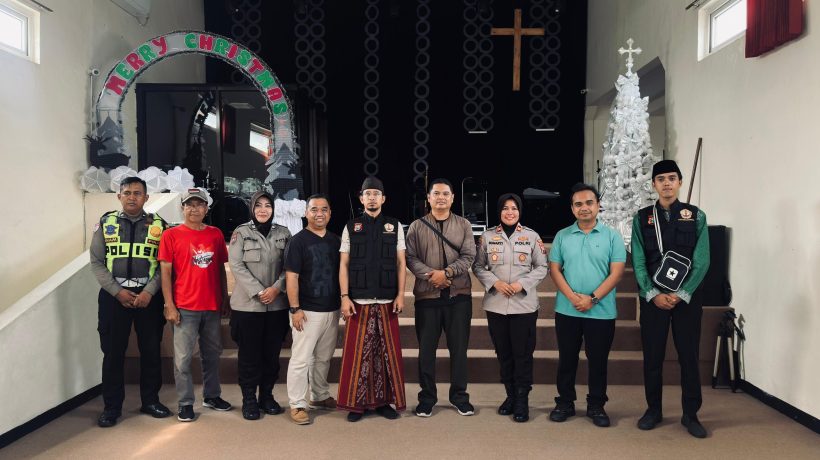 Perkuat Keamanan dan Ketertiban Masyarakat, Polres Pasuruan Sambang Gereja