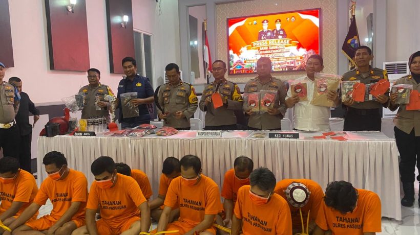 Polres Pasuruan Rilis Capaian Kinerja Tahun 2025, Data Kecelakaan Lalu Lintas Naik