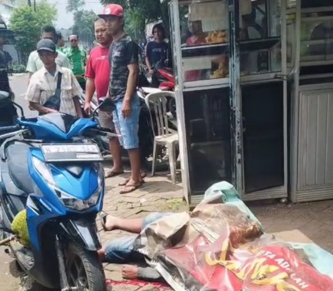 
					Korban yang tewas usai dilempar bondet
