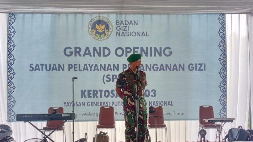 Grand Opening Satuan Pelayanan Penanganan Gizi, Dandim 0819 Tekankan Sinergi dan Kualitas