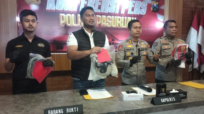 Pelaku Spesialis Curanmor Berhasil Dibekuk Satreskrim Polres Pasuruan