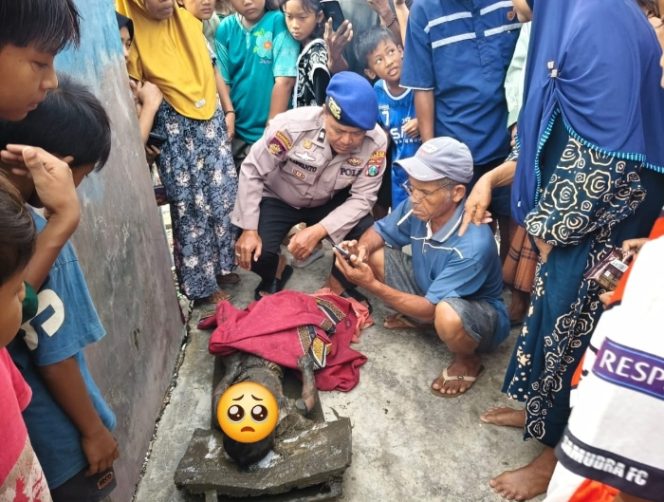 
					Korban saat di evakuasi usai mengapung di laut pasuruan