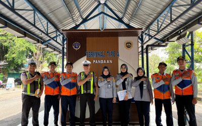 Jelang Mudik Lebaran, Satlantas Polres Pasuruan dan Kepala Terminal Pandaan Gelar Ramcheck Bus di Terminal Pandaan