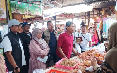 Satgas Pangan Polres Pasuruan Sidak Pasar Bangil. Pastikan Stok Sembako Aman Jelang Imlek dan Ramadhan