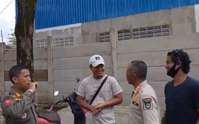 Satpol PP Hentikan Aktivitas Pengurukan Lahan Secara Ilegal