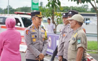 Kapolres Pasuruan Cek Langsung Kesiapan Pos Mudik
