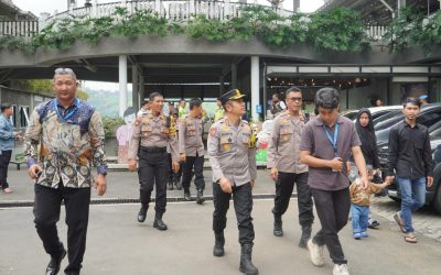 Pastikan Wisata Aman Saat Lebaran, Kapolres Pasuruan Survey Wisata Cimory Prigen