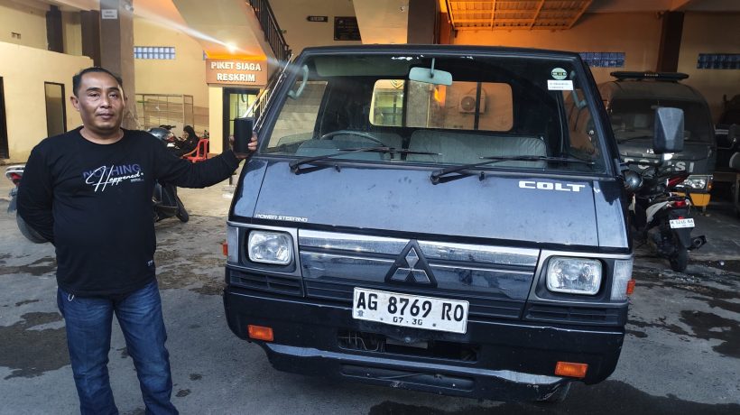 Reskrim Polsek Purwosari Amankan Mobil Curian L300 di Sampang