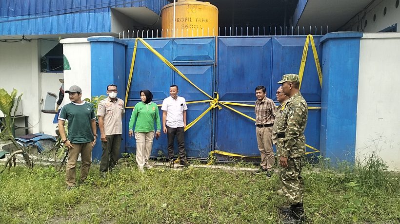 PT DBI Pindah Lokasi, Pembukaan Pol PP Line Perusahaan Bodong Tabrak Perbup