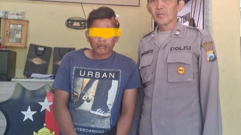 Babak Belur, Pelaku Curanmor Diamankan Polsek Sukorejo
