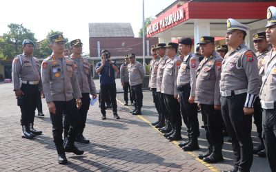 Kapolres Pasuruan Sidak Dan Cek Kehadiran Anggota