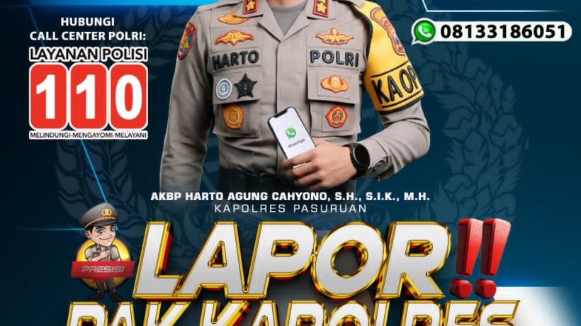 Call Center 110 untuk Respons Cepat Kamtibmas Polres Pasuruan