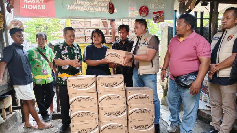 Stabilkan Harga, Satgas Pangan Polres Pasuruan Gelontorkan 9,6 Ton Minyakita