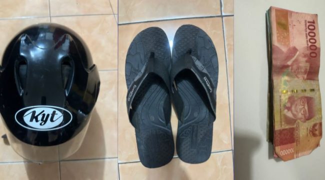 Barang bukti yang berhasil diamankan oleh petugas