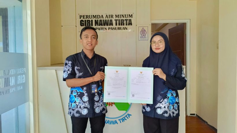 Air PDAM Giri Nawa Tirta Miliki Sertifikat Halal