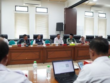 Suasana hearing saat berlangsung di gedung DPRD Kabupaten Pasuruan