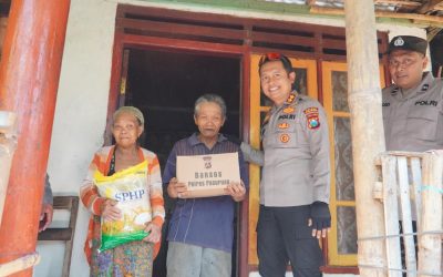 Kapolres Pasuruan Sambangi Desa Ngembal, Serap Aspirasi dan Salurkan Bantuan