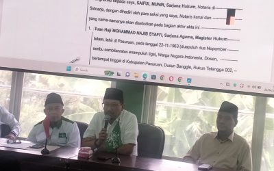 PCNU Bangil Tidak Buka Ruang Islah. Gus Najib Minta Pembuktikan Legalitas