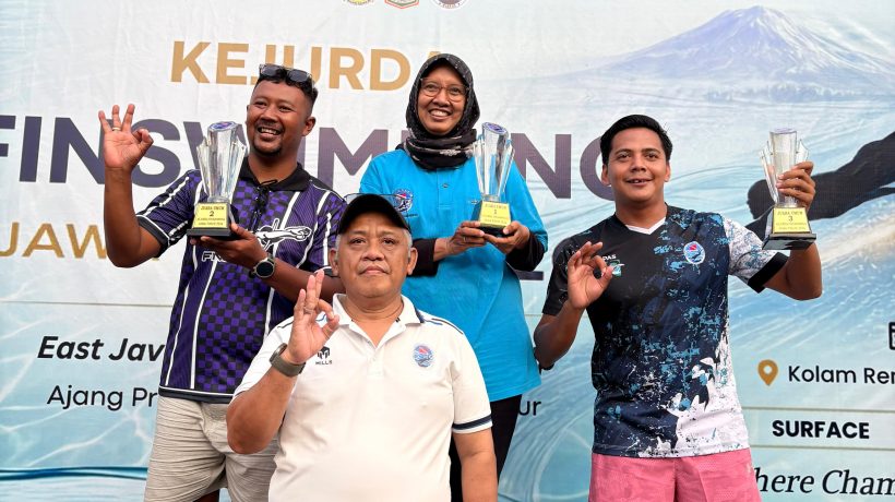 Finswimming Kabupaten Pasuruan sukses Raih Juara dalam Kejurda 2026
