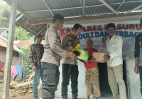 Kapolres Pasuruan Salurkan Bantuan Sosial ke Warga Kurang Mampu di Pasrepan