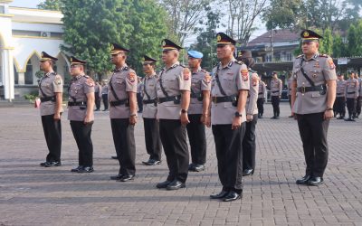 Kapolres Pasuruan Pimpin Sertijab PJU Dan Kapolsek Jajaran