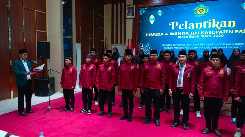 Pelantikan Pemuda dan Wanita LDII Kabupaten Pasuruan Menjadi Motor Bangkitnya Organisasi