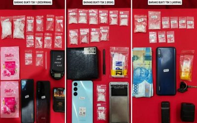 Satresnarkoba Polres Pasuruan Ringkus 4 Pengedar Dalam 2 Hari