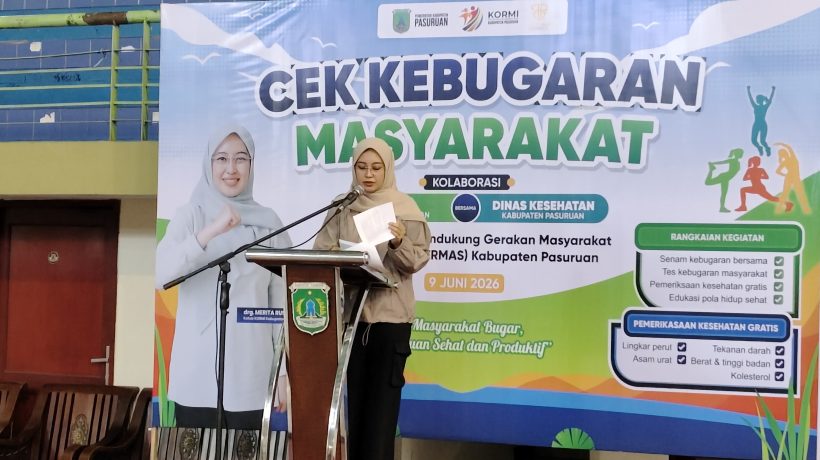 KORMI dan Dinkes Kabupaten Pasuruan Gelar Cek Kebugaran Masyarakat Dukung GERMAS