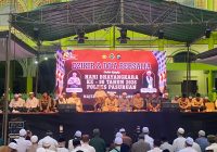 Dzikir dan Doa Bersama Hari Bhayangkara ke-80, Anggota Polres Pasuruan Ngaji Bareng Dengan Ribuan Jamaah