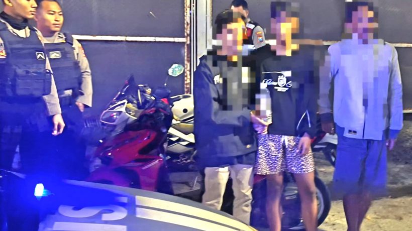 Polres Pasuruan Kota Gagalkan Aksi Balap Liar. Tiga Pemuda Diamankan
