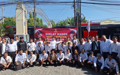 Diklat, DPC Partai Gerindra Berangkatkan 100 Kader