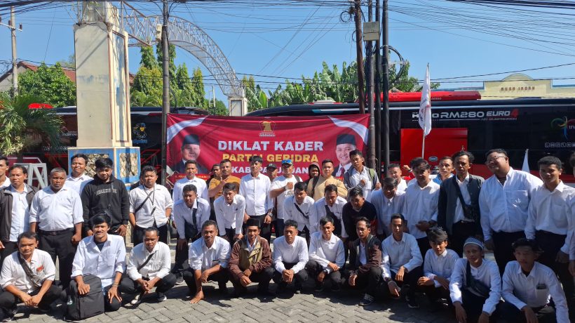 Diklat, DPC Partai Gerindra Berangkatkan 100 Kader