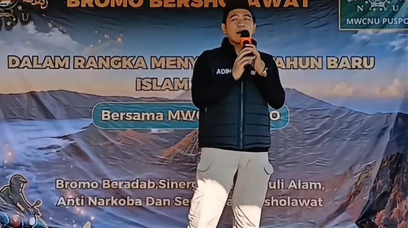 Peringatan HANI, BNNK Pasuruan Gandeng Ormas Sosialisasi Bahaya Narkoba di Lereng Gunung Bromo