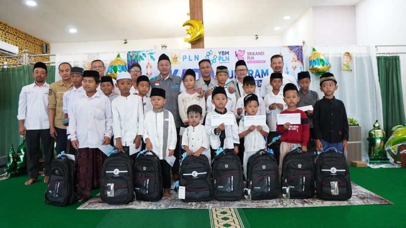 PLN UP3 Pasuruan Gelar Kado Muharram Bersama Puluhan Anak Yatim