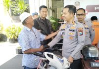 Pelaku Berhasil Diringkus, Kapolres Pasuruan Kembalikan Motor Hasil Curian kepada Korban