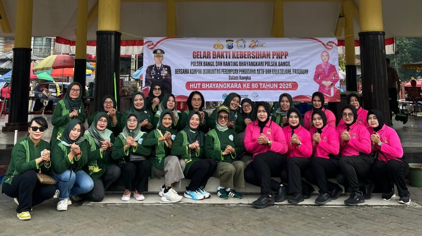 Polsek Bangil Gelar Bakti Sosial Bersama Forkopimcam dan KOMPPAK Sambut Hari Bhayangkara ke-80