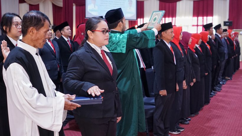 Walikota Pasuruan Lantik 87 ASN Guna Perkuat Birokrasi yang Responsif, Digital, dan Inovatif