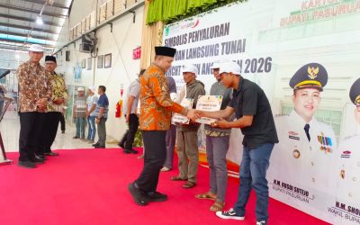 Cairkan BLT DBHCHT Rp 12,6Miliar, Pemkab Pasuruan Sasar 10.500 Ribu Buruh Rokok di Pasuruan