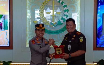 Kapolres Lakukan Kunjungan Ke Kejari Kabupaten Pasuruan Pererat Tali Silaturahmi