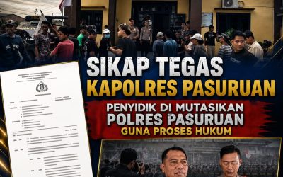 Diduga Hilangkan Nyawa Terduga Pelaku Judol. Polres Pasuruan Nonjobkan Anggota Reskrim Polsek Beji