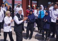 Gubernur Khofifah dan Danjen Akademi TNI Tinjau SRT 2 Kota Pasuruan, Tanamkan Semangat Juang Menuju Indonesia Emas 2045