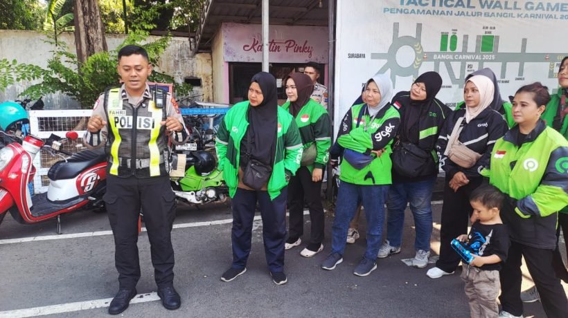 Bersama Driver Ojol, Satlantas Gelar Latihan Keterampilan dan Kemampuan Penanganan Korban Lakalantas